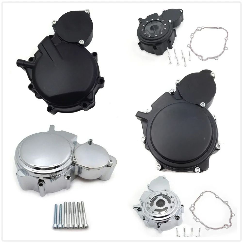 HTTMT スズキ GSXR600 GSXR750 2006〜2019 2021対応 ビレットアルミ クランクケースカバー クリア