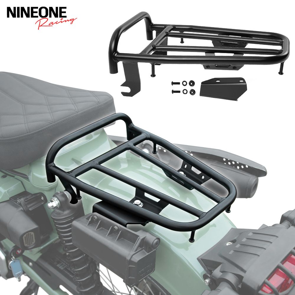 NINEONE RACING ハンターカブ CT125 Trail125 2020〜2026対応 リアキャリアラック JA55 JA65 マットブラック