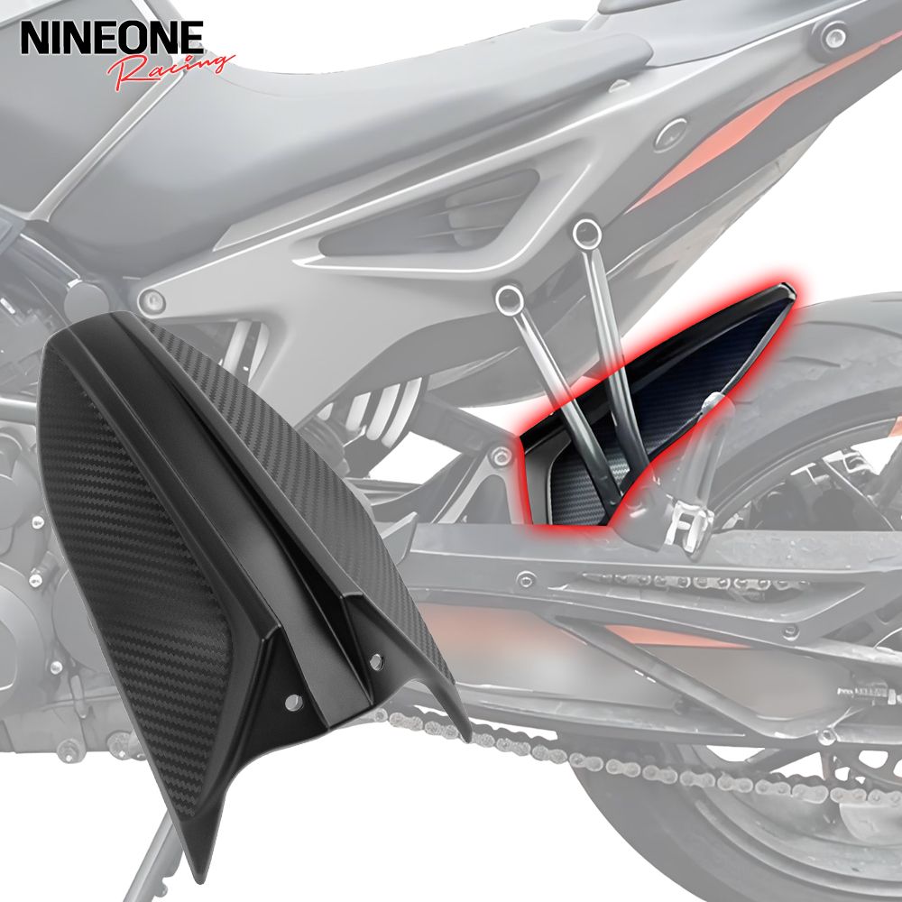 KTM DUKE 790 890 2018〜2025対応 リアスプラッシュガード リアホイールフェンダー マッドガード PP カーボンルック