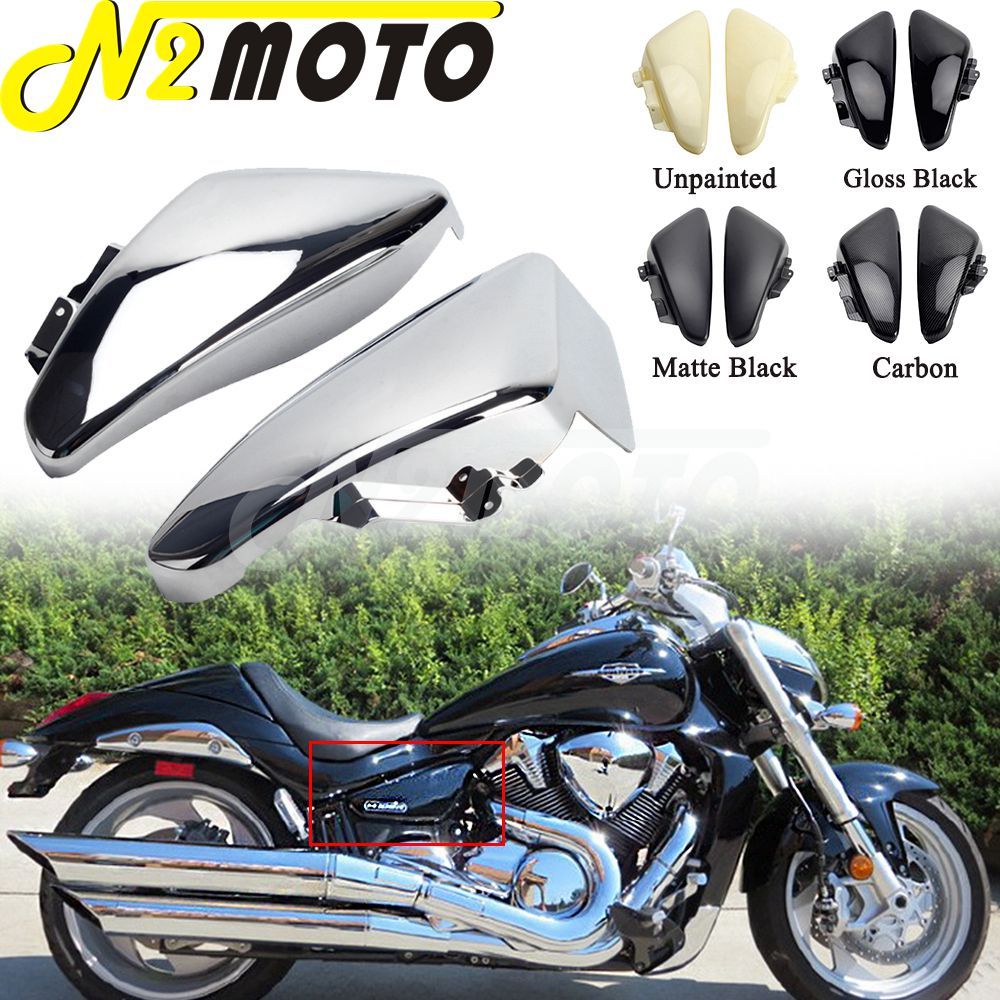 papanda スズキ ブルバードM109R M1800R VZR1800 2006〜2022対応 左右サイドバッテリーフェアリングカバー 1セット