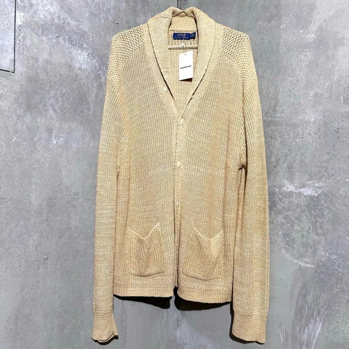 XL ポロ ラルフローレン ショールカラー ニット カーディガン 10,447円