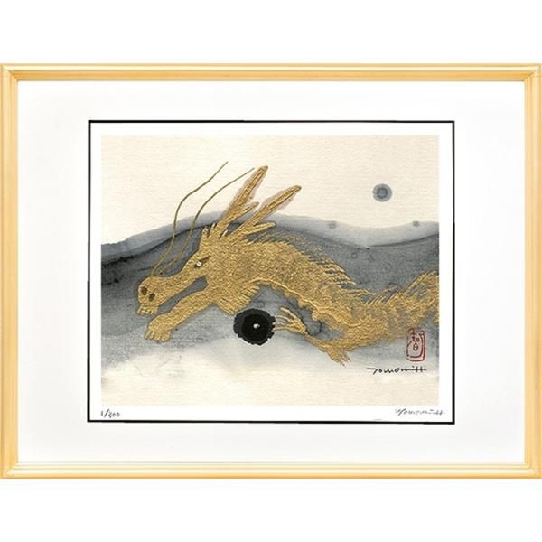 日本の名画 絵画 ジークレー版画 額装絵画 平石智美 「時代」 太子