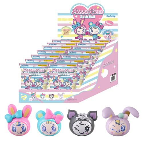 msメゾピアノ バスボール 12個セット 入浴剤 フィギュア ナルミヤ バスボム 子供 ギフト マスコット入り