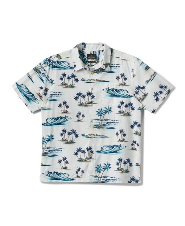 クイックシルバー ウォーター マン メンズ トップス シャツ Quiksilver Waterman Quiksilver Mens Day Dreamin Woven Shirt White ホワイ