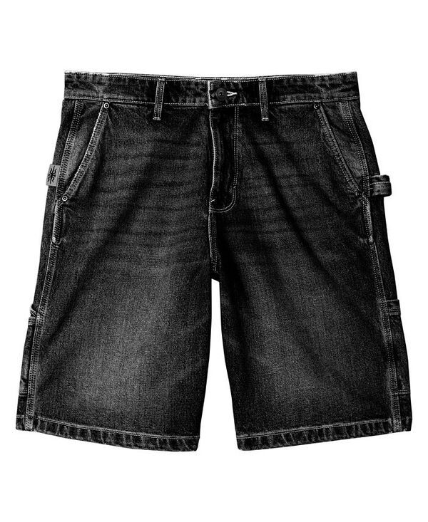 クイックシルバー メンズ ボトムス ハーフパンツ・ショーツ ショートパンツ デニム Quiksilver Mens Mercury Carpenter Denim Shorts Black ブラック