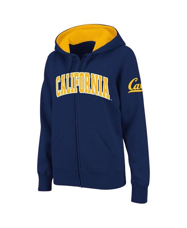 コロシアム レディース アウター パーカー・スウェット Colosseum Womenstadium Athletic Navy Cal Bears Arched Name FullZip Hoodi 11,536円