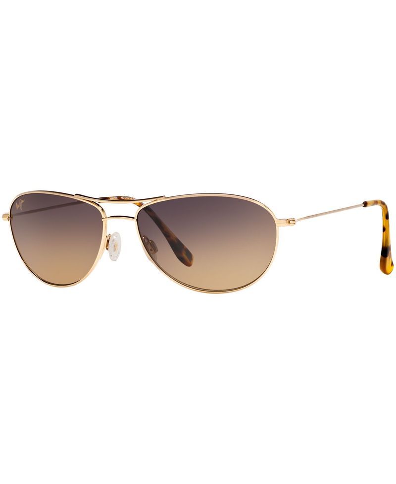 マウイジム メンズ アクセサリー サングラス・アイウェア Maui Jim Baby Beach Polarized Sunglasses 245 GoldBronze ゴールド