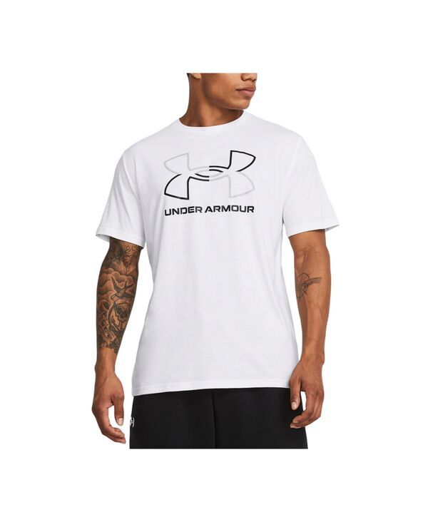 アンダーアーマー メンズ トップス Tシャツ ロゴ グラフィック Under Armour Mens GL Foundation Logo Graphic TShirt White ホワイト