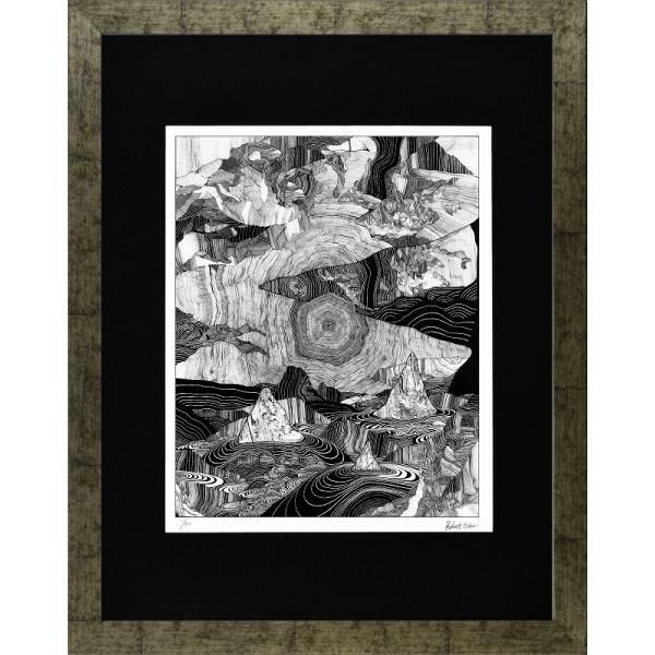 ジークレー版画 額装絵画 ROBERT EDWIN 「Vertex」 大衣