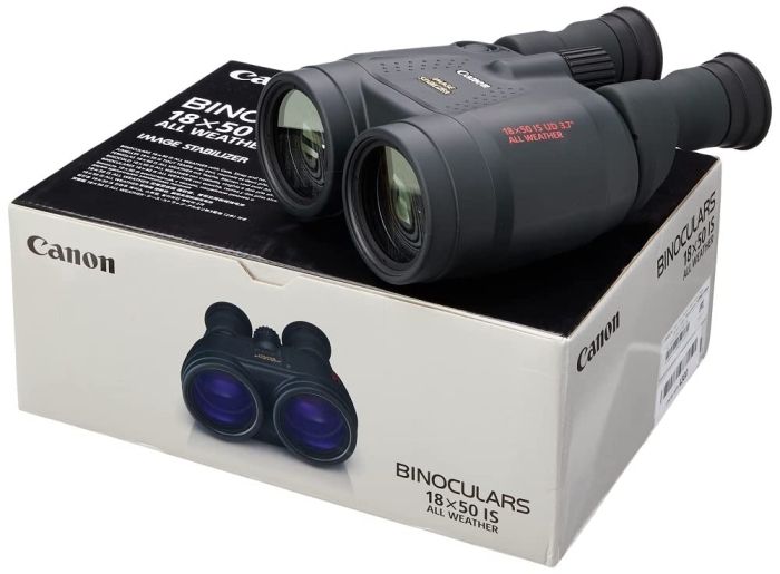 新品・3営業日で発送】CANON キャノン 防振双眼鏡 AW BINO 18X50IS 1個