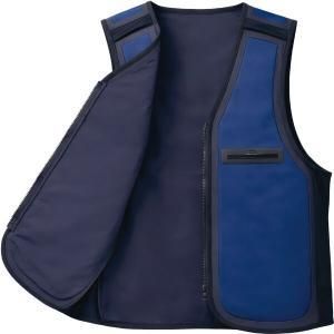 【新品・5営業日で発送】タクミワークス 涼感気化熱式ベスト クールガイエバポプロ 紺(ネイビー) VLサイズ
