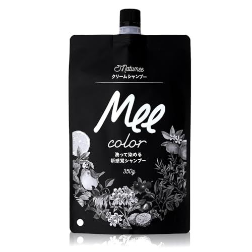[Mee Color] [ミーカラー] クリームシャンプー MEE color シャンプー(ブラック,350g)pms 145cb4d9