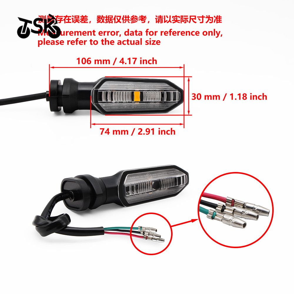 ホンダ NC700/NC750/CBR650F/CB650F/CBR600RR 用 LEDウインカーライト