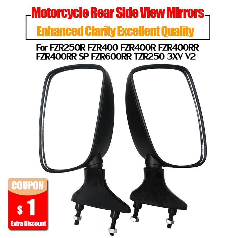 ヤマハ FZR250R/FZR400/FZR600RR/TZR250 用 リアサイドビューミラー 1ペア 6,376円