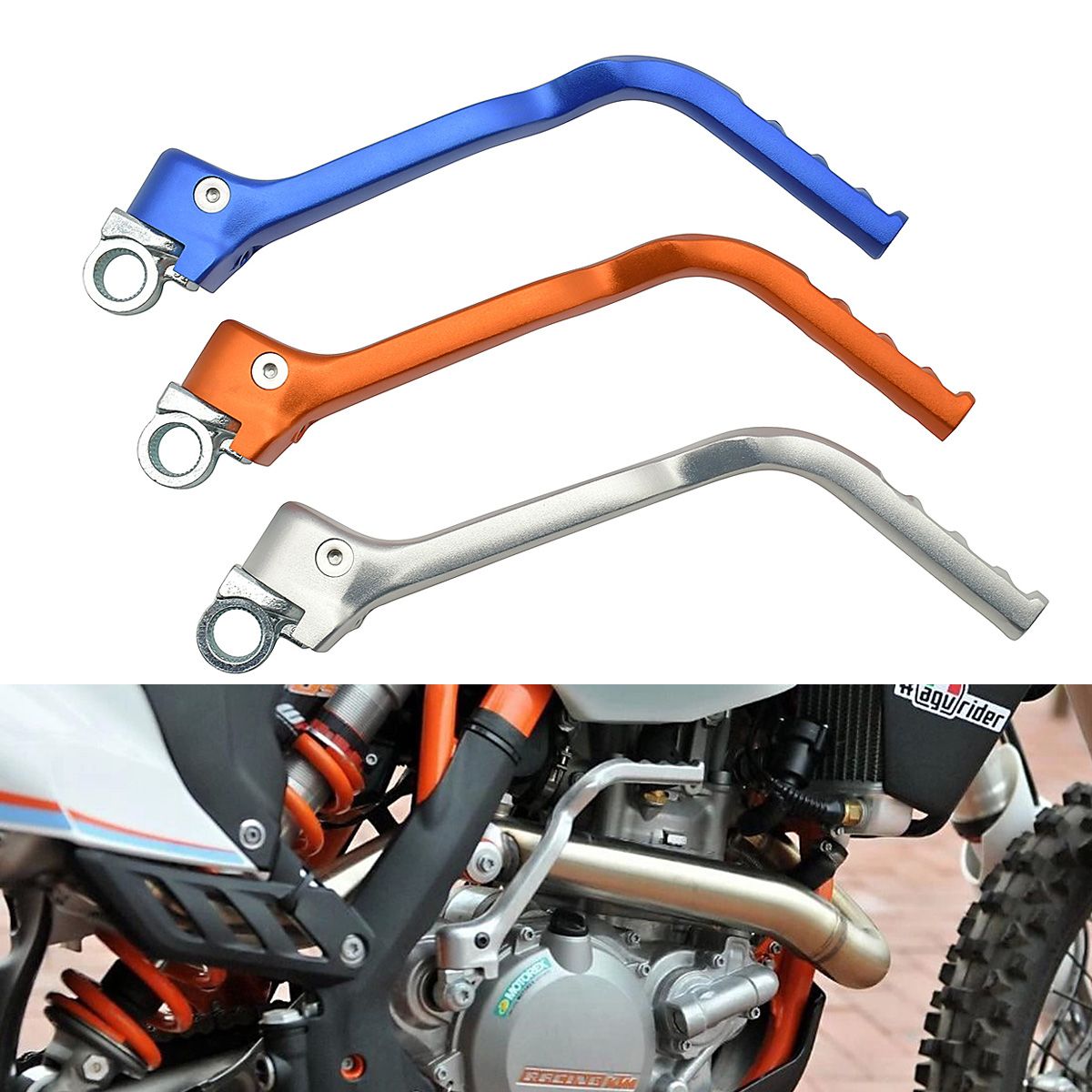 KTM/Husqvarna用 CNC鍛造スターターレバー 250-450 2011-2016