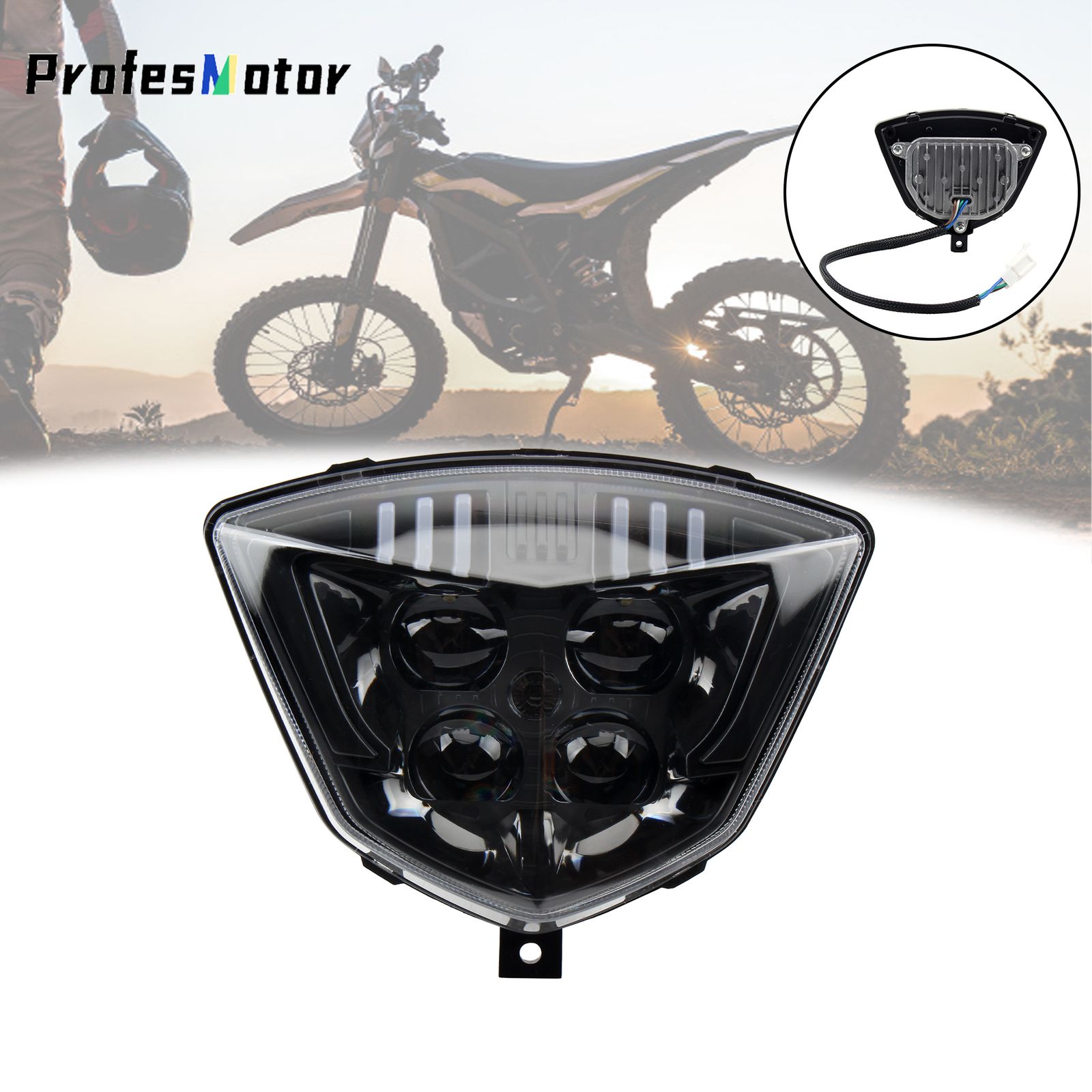 ウィックテック250/250F/300/350F 用 LEDヘッドライトプレート 2021-2023