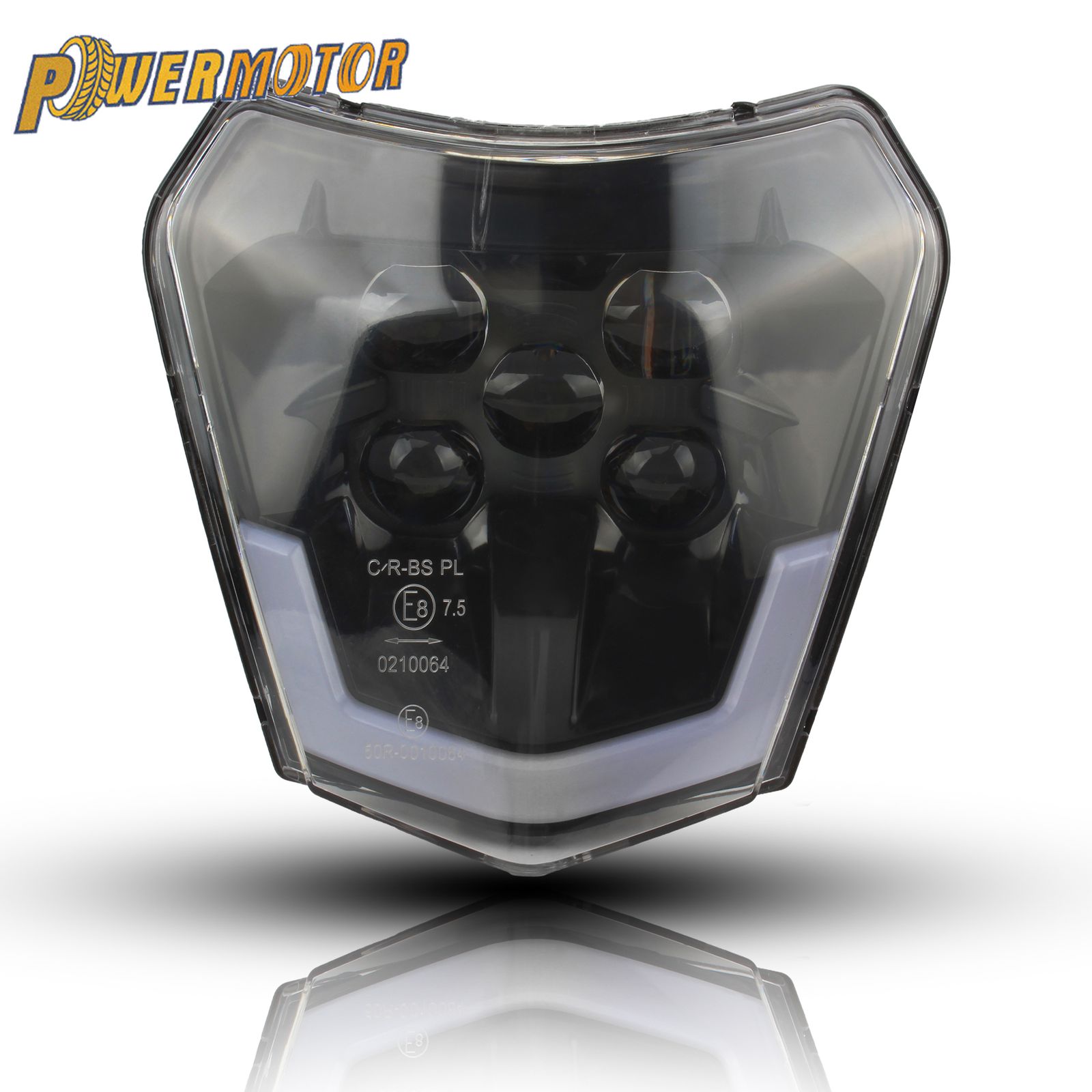 KTM EXC/XC/SX/XC-W 125/150/250/350/450/530 用 LEDヘッドライト