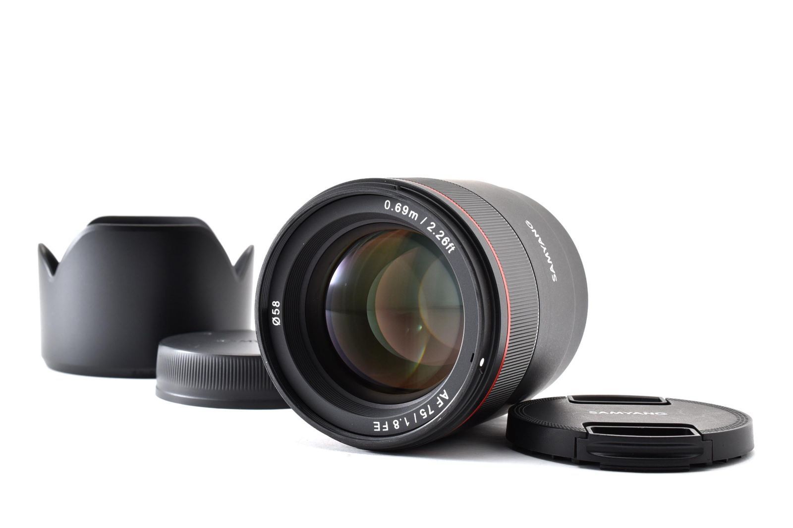 【返品保証】★極上美品★サムヤン SAMYANG AF 75mm F1.8 FE ソニーE用対応★ L228#8713 20,625円