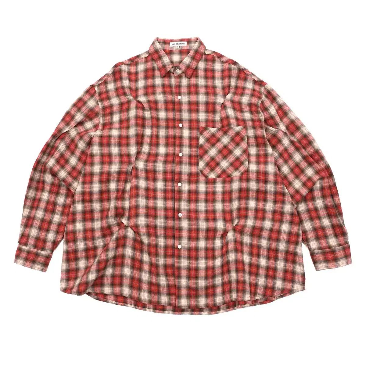 NOS COULEURS CHECK BITE シャツ CHERRY チェック シャツ 2