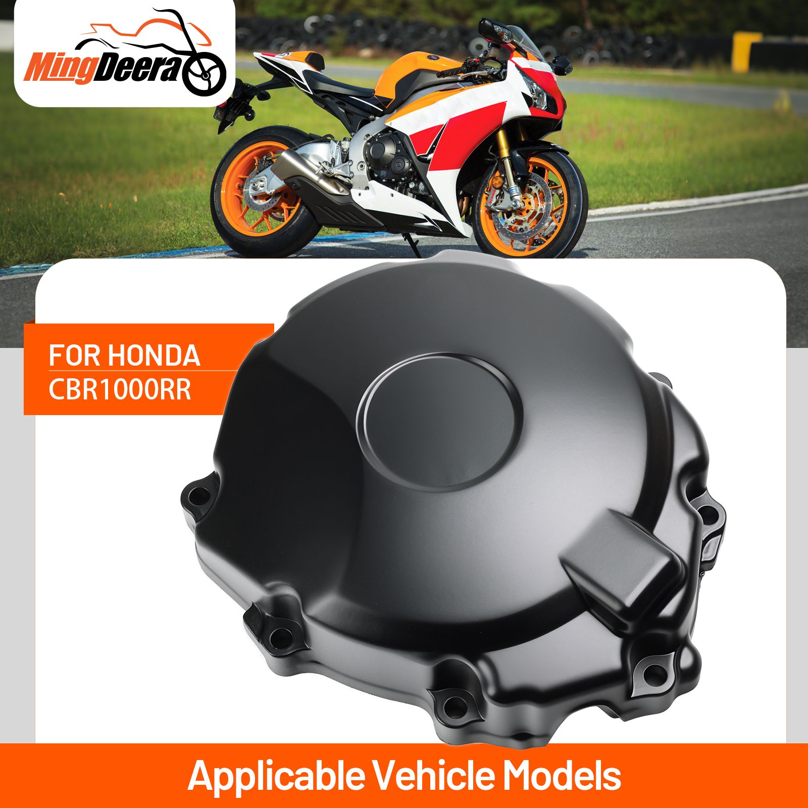 Honda CBR1000RR 2013-2015 左側エンジンステーターカバー アルミ ガスケット付き 9,901円