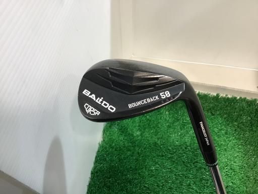 【中古】 BALDO CORSA BOUNCE BACK(2022) ツアーナイト 58° ウェッジ WG 純正特注シャフト (フレックスX) メンズ 男性用 右利き 右用 Cランク ゴルフクラブ