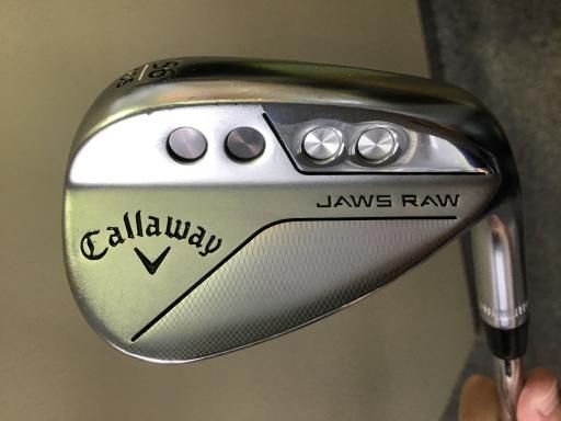 【中古】 キャロウェイ JAWS RAW クロムメッキ 56°/10°S ウェッジ WG NS PRO MODUS3 TOUR115 (フレックスS) メンズ 男性用 右利き 右用 Cランク ゴルフクラブ