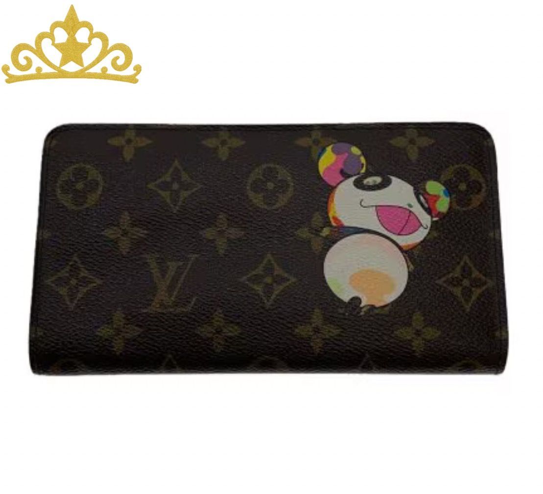 LOUIS VUITTON × 村上隆 モノグラム パンダ ポルト モネ ジップ 長財布