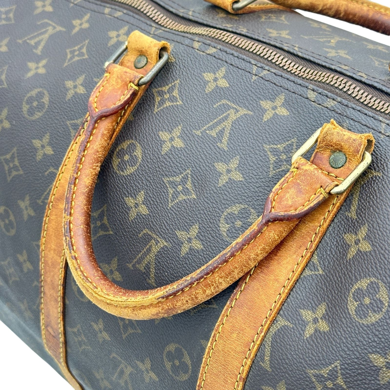 中古】ルイヴィトン モノグラム キーポル55 ボストンバッグ Bランク