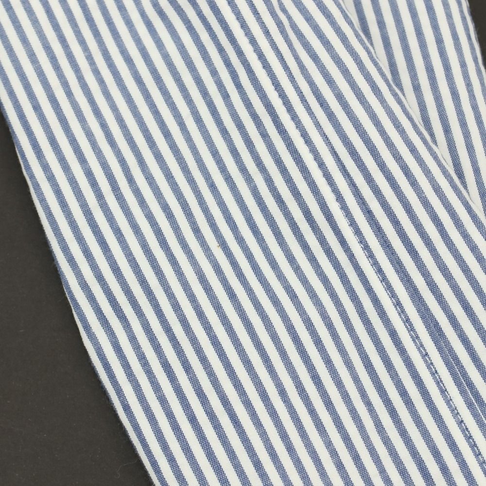 中古】【未使用】ラルディーニ LARDINI コットン サッカー ストライプ