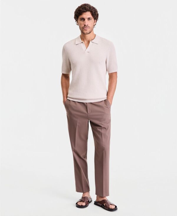 アルファニ メンズ ボトムス カジュアルパンツ Alfani Menshortened Athlux Pants Dill Seed