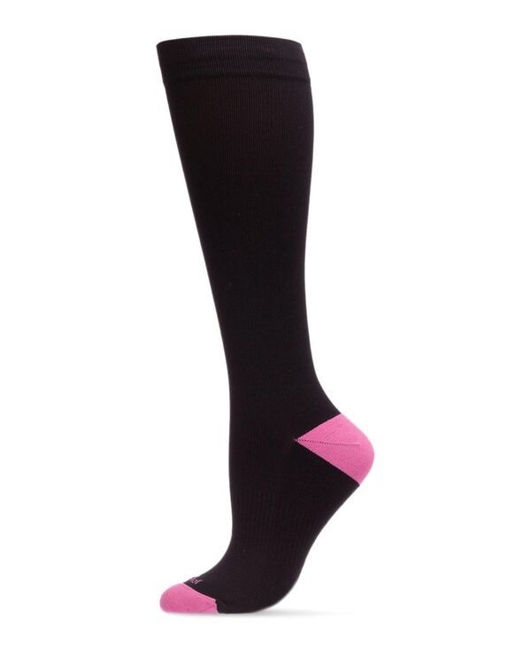 メモイ レディース アンダーウェア 靴下 ナイロン MeMoi Womens Unisex Solid Nylon 1520mmHg Graduated Compression Socks UOY07 6,645円