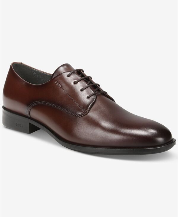 ヒューゴボス メンズ シューズ オックスフォード ダービー レース Hugo Boss by Mens Colby LaceUp Derby Dresshoes Dark Brown ブラウン