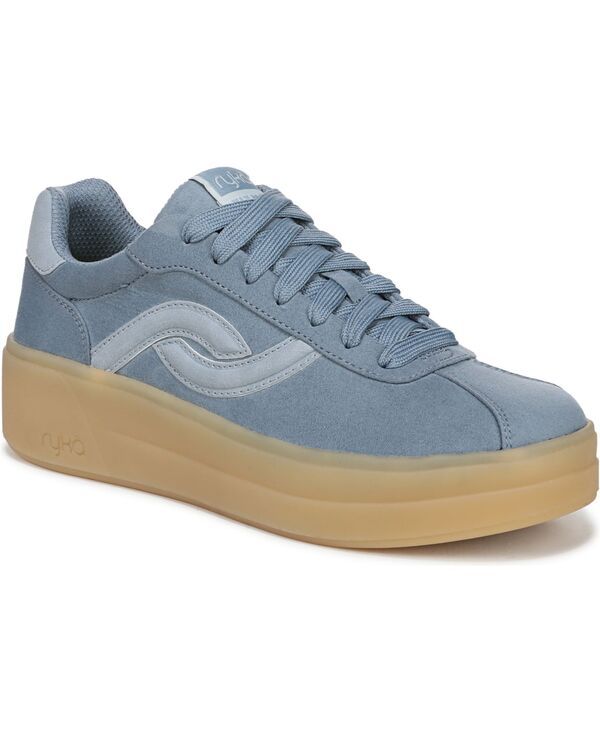 ライカ レディース シューズ スニーカー プラットフォーム レース Ryka Womens Viv Max Lace Uplatform Sneakers Citadel Blue Microsued