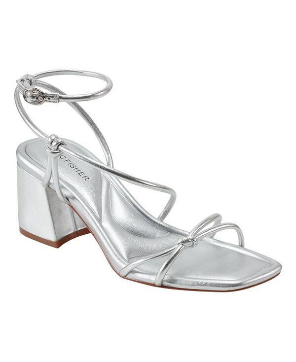 マークフィッシャー レディース シューズ サンダル Marc Fisher Womens Gurion Square Toe Dress Sandals Silver シルバー 16,410円
