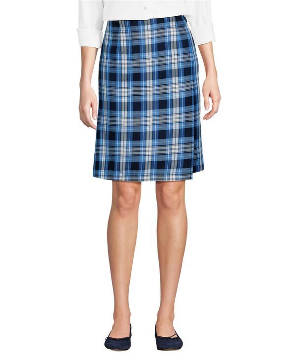 ランズエンド レディース ボトムス スカート A ライン Lands End School Uniform Womens Plaid A Line Tab Skort Top of Knee Clea 12,905円