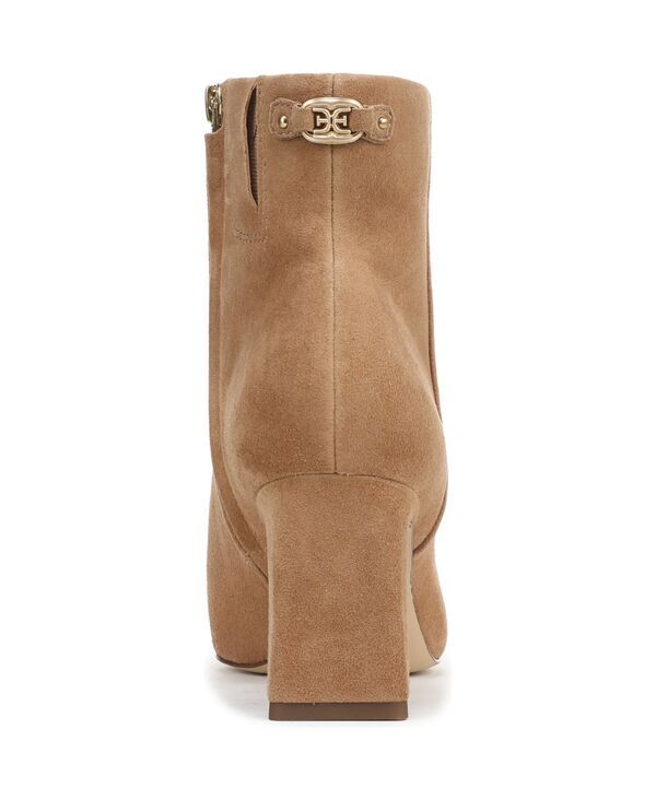 サムエデルマン レディース シューズ ブーツ・レインブーツ アンクル ブーツ Sam Edelman Womens Saige Zipper Ankle Booties Cyrpus Tan Sued
