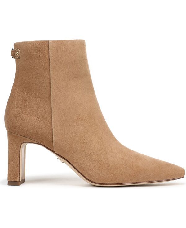 サムエデルマン レディース シューズ ブーツ・レインブーツ アンクル ブーツ Sam Edelman Womens Saige Zipper Ankle Booties Cyrpus Tan Sued