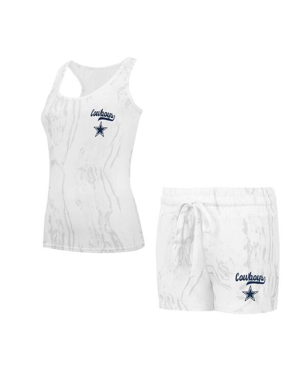 コンセプツ スポーツ レディース トップス タンクトップ ショートパンツ ニット Concepts Sport Womens Dallas Cowboys Quartz Hacci Knit Tank