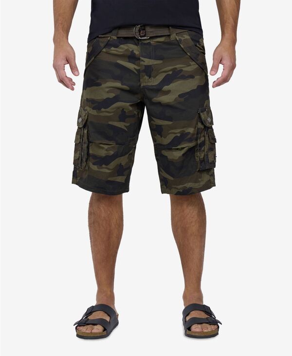 エックスレイ メンズ ボトムス ハーフパンツ・ショーツ ひざ丈 ショートパンツ XRAY Mens Cargo Shorts Camo Solid Colors 125 Inseam Knee Len