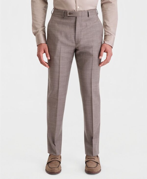 カルバンクライン メンズ ボトムス カジュアルパンツ ウール Calvin Klein MenslimFit WoolBlend Suit Separates Pants Light Brown ブラ カルバンクライン メンズ ボトムス カジュアルパンツ ウール Calvin Klein MenslimFit WoolBlend Suit Separates Pants Light Brown ブラ