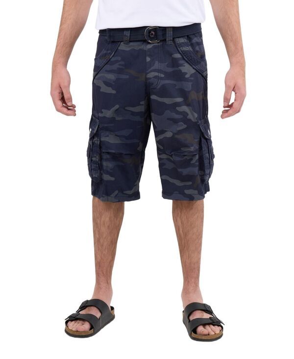 エックスレイ メンズ ボトムス ハーフパンツ・ショーツ ひざ丈 トール ショートパンツ XRAY Big Tall Cargo Shorts Camo Solid Colors 125 Inseam