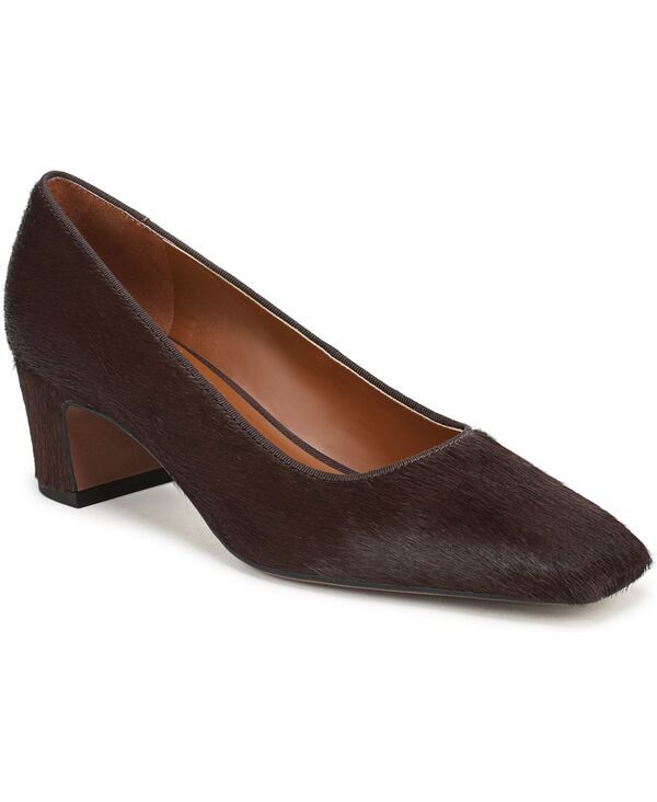 フランコサルト レディース シューズ パンプス Franco Sarto Womensalino Square Toe Pumps Mahogany Leather Calf Hair
