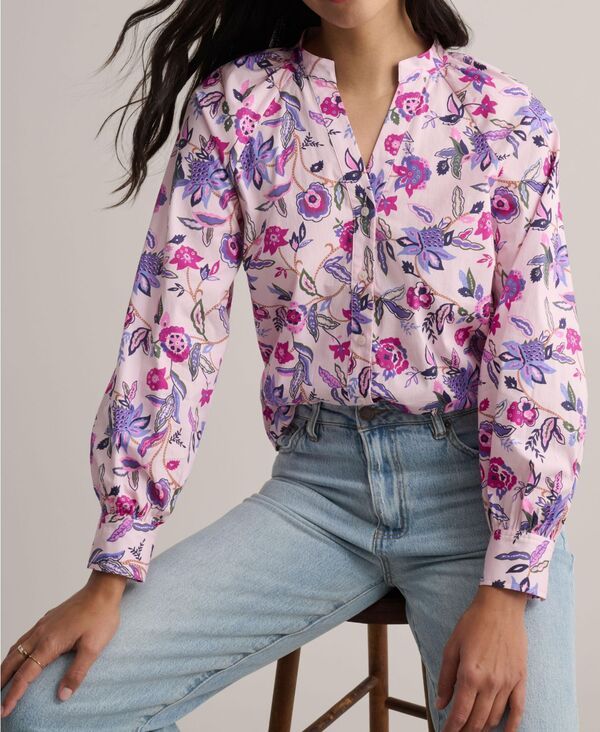 アンタックイット レディース トップス シャツ コットン UNTUCKit Womenstretch Cotton Paisley Elaine Shirt Pink ピンク