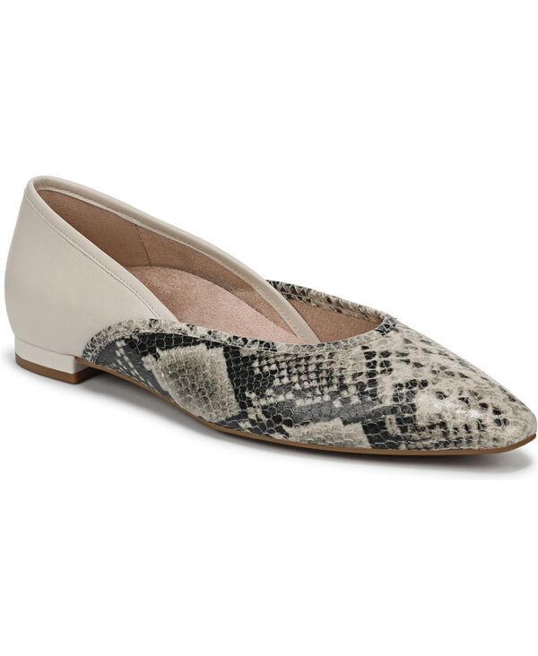 バイオニック レディース シューズ パンプス Vionic Womens Gracia Ballet Flats Cream snake leather クリーム
