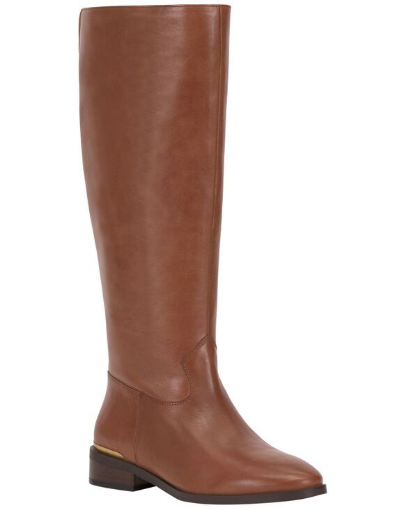 ヴィンスカムート レディース シューズ ブーツ・レインブーツ Vince Camuto Womens Bercla Wide Calf Riding Boots Brandy Leather