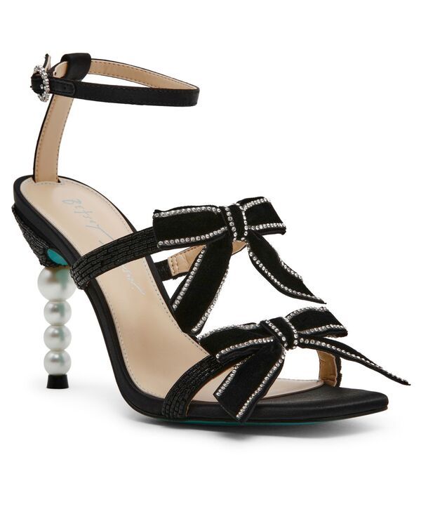 ベッツィジョンソン レディース シューズ サンダル Betsey Johnson Womensammy Bow Dressandals Black ブラック 41,800円