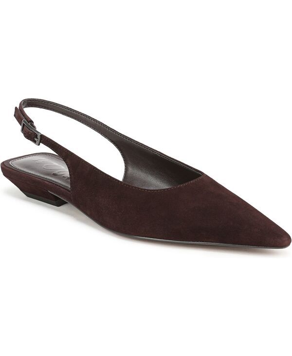 サムエデルマン レディース シューズ パンプス Sam Edelman Womens Netty Slingback Flats Cafe Noir Suede