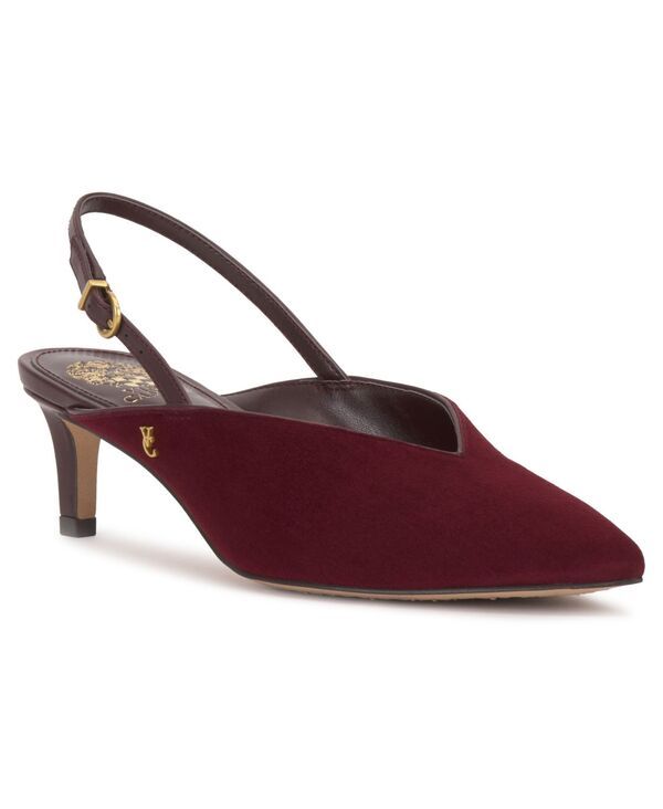 ヴィンスカムート レディース シューズ パンプス Vince Camuto Womens Kylien Pointed Toe Slingback Pumps Pomegranate Suede