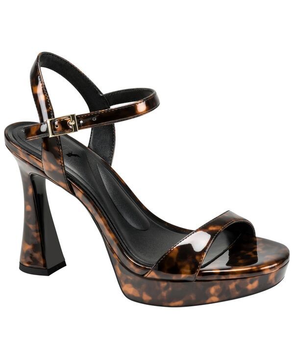 ダナ キャラン ニューヨーク レディース シューズ サンダル プラットフォーム DKNY Womens Cherish Platform Dressandals Tortoise