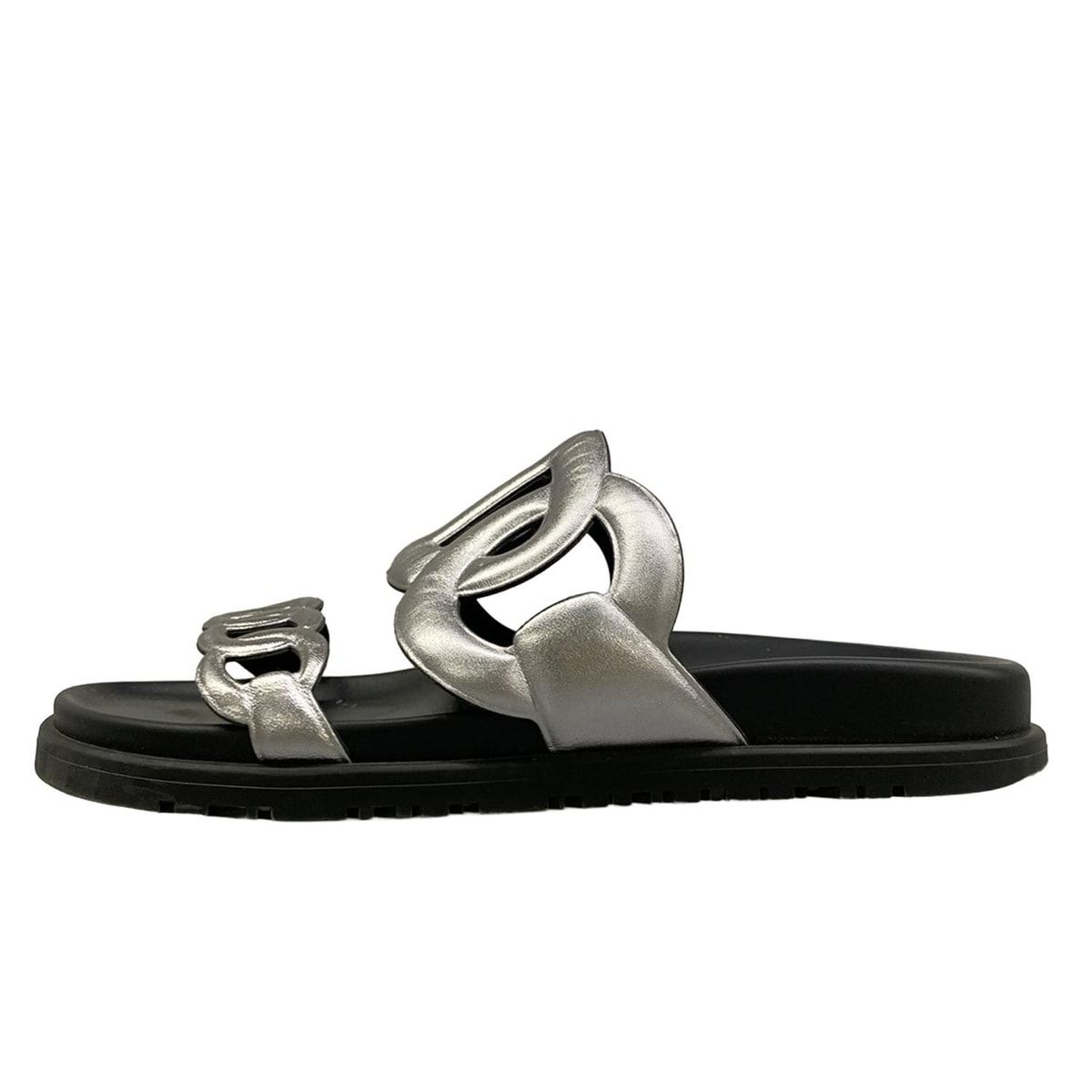 HERMES(エルメス) サンダル 36 レディース エクストラ FR221148Z シルバー レザー 45,435円